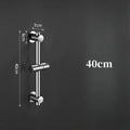 Shower Slide Bars Extension Hand Shower Head Rail Slide Holder Wall Mounted Adjustable Sliding Bar Bathroom Accessories Oasis Select 40cm