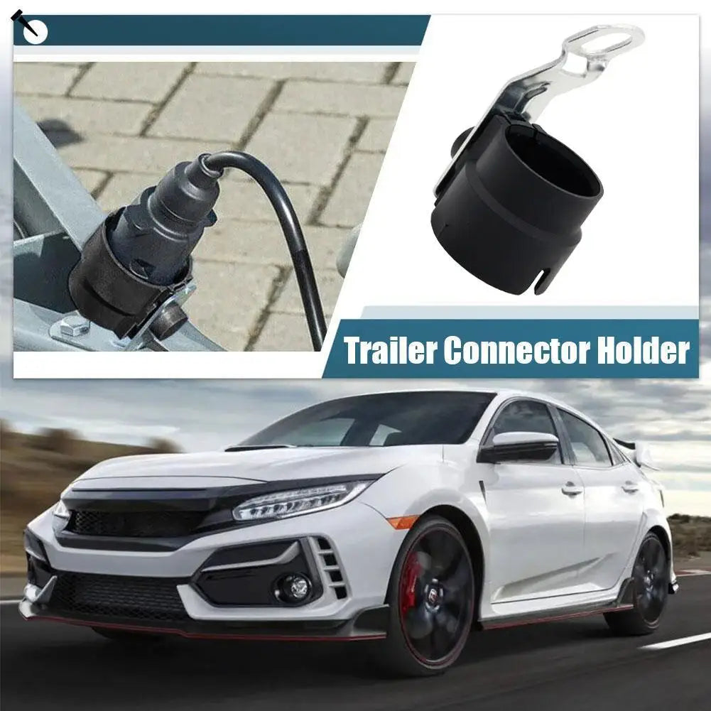 1pcs Parking Cover Trailer Plug Holder Universal Accessory For 7 And 13 Pin Trailer Plugs Connector Fixer Bracket Oasis Select