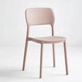 Chair Household Plastic Dining Chair Back Chair Thickened White Commercial Dining Table Chair Bedroom Outdoor Sedentary Oasis Select Khaki 2 pieces