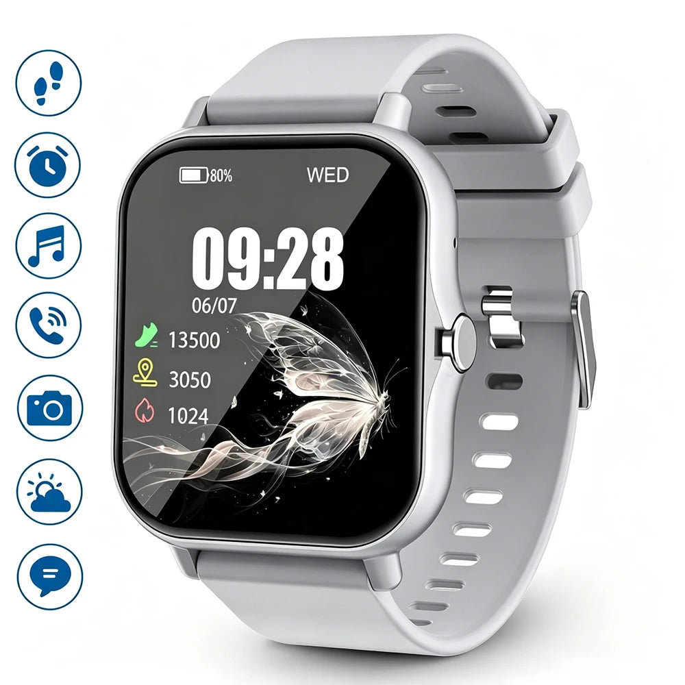 ERUN 1.83" HD Smartwatch – Calling, Sleep & Fitness Tracker