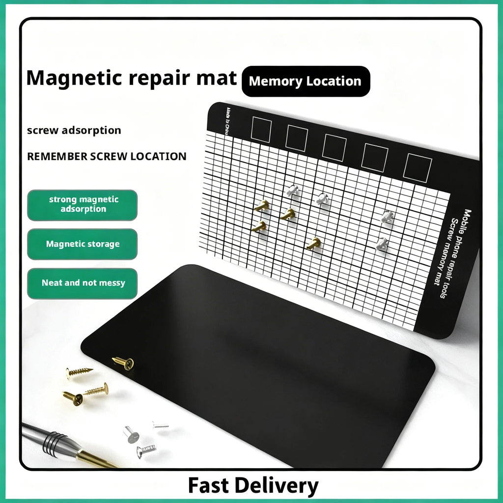 Magnetic Screw Mat Work Pad for Phone Repair – 145×90mm