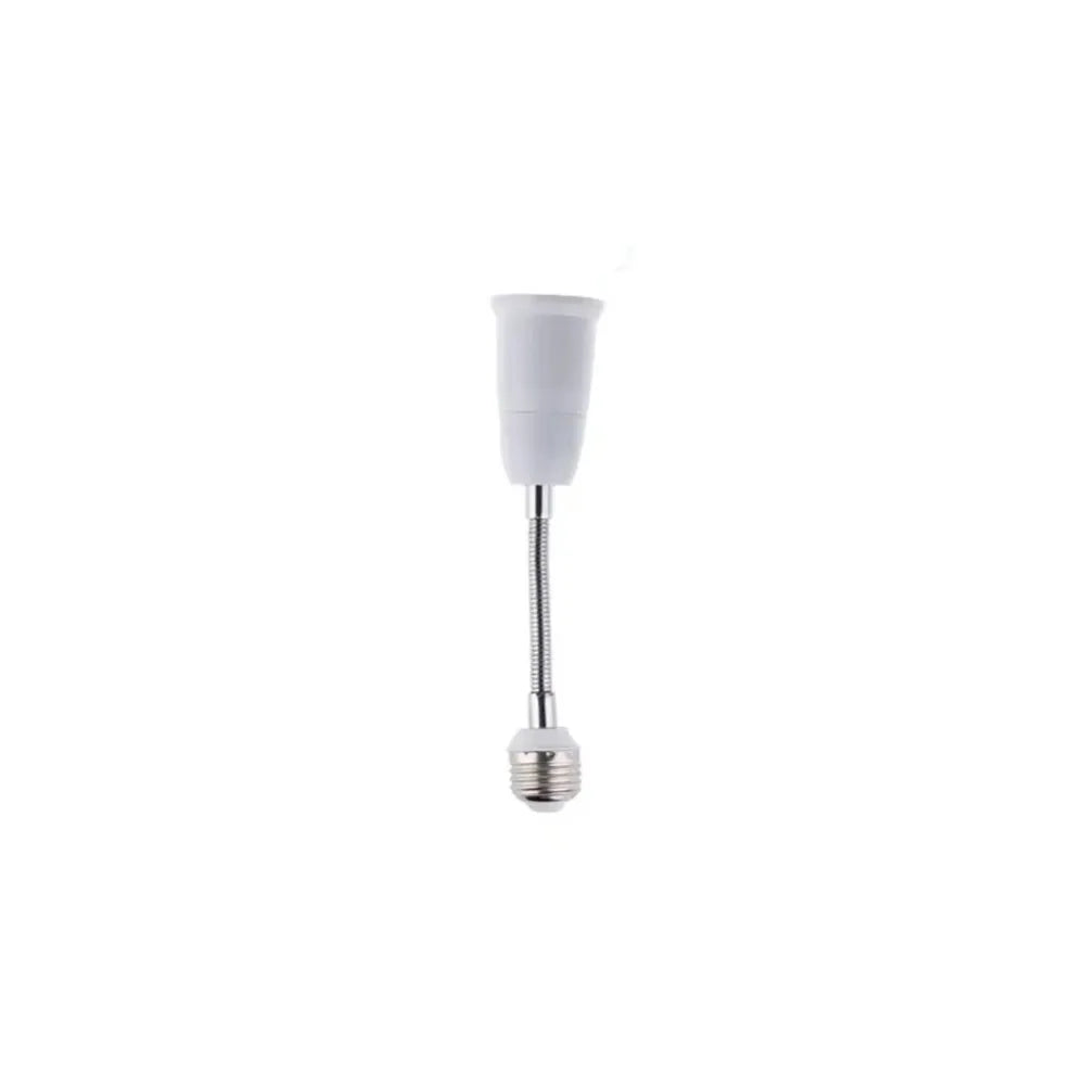 20/30/40/60cm LED Bulb Extension Tube Flexible E27 To E27 Bulb Conversion Lengthen Threaded Lamp Holder Adapter Home Oasis Select 20cm