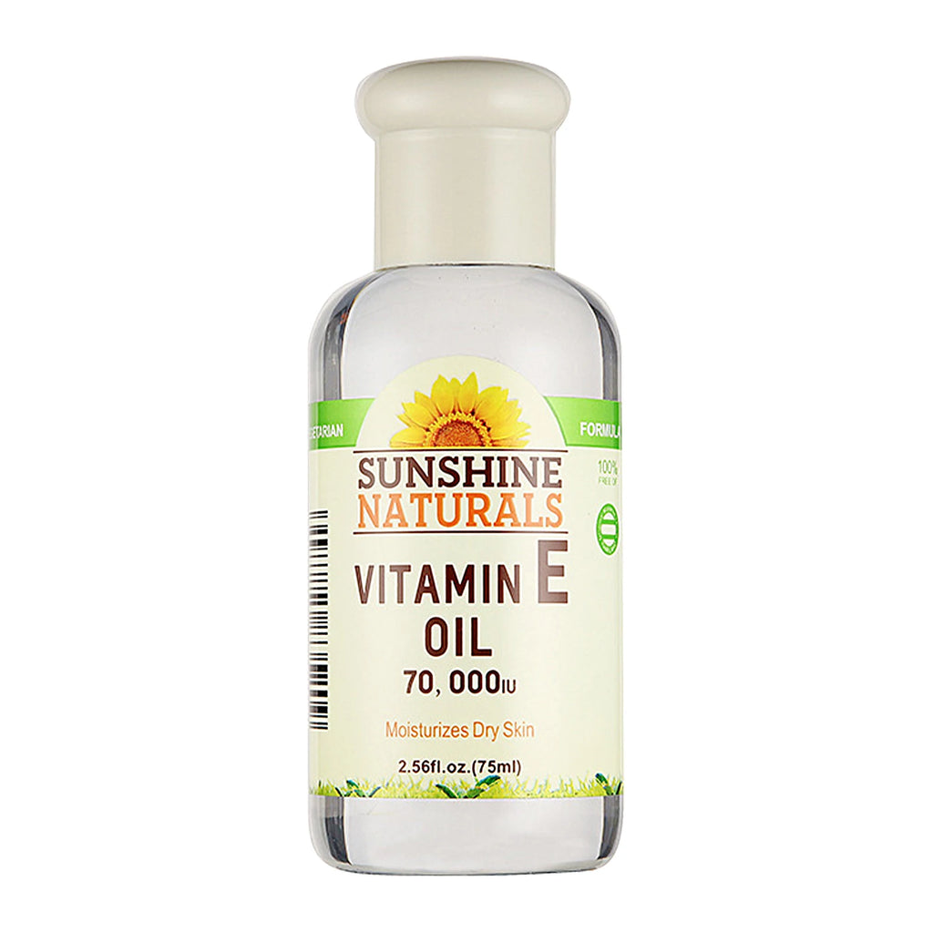 75ml Vitamin E Oil Face Serum Oil Shrink Pores Anti Wrinkle Aging Freckle Anti-wrinkle Lightens Dark Spots Repair Face Skin Care Oasis Select