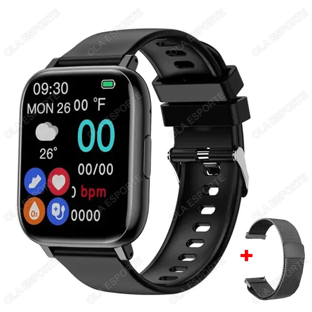 Ola Esporte 2025 Smart Watch – Bluetooth Call & Fitness Tracker