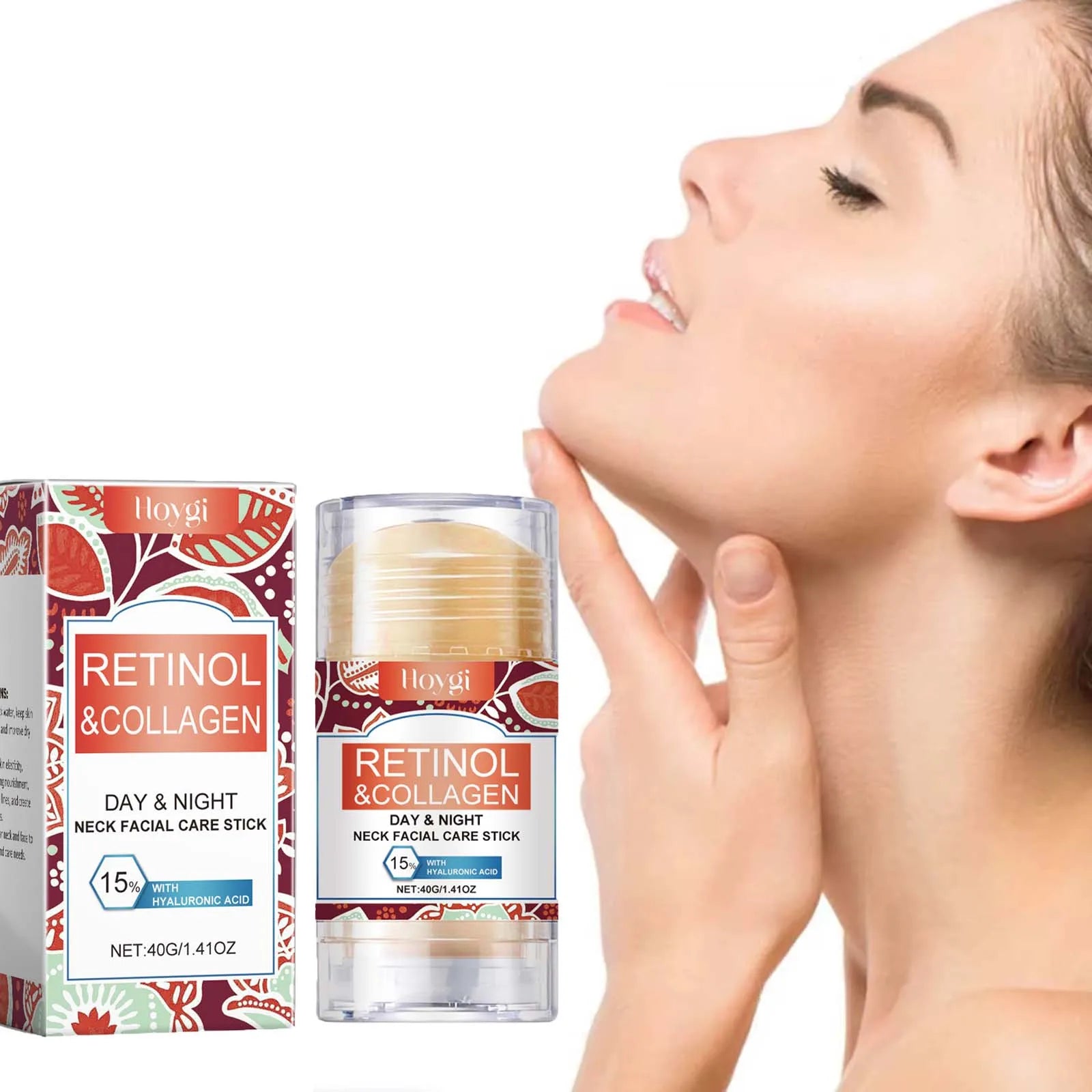 Retinol & Collagen Neck Cream Firming Moisturizing Anti Wrinkle Lifting Face Cream Stick Tightening Nourishing Neck Skin Care Oasis Select