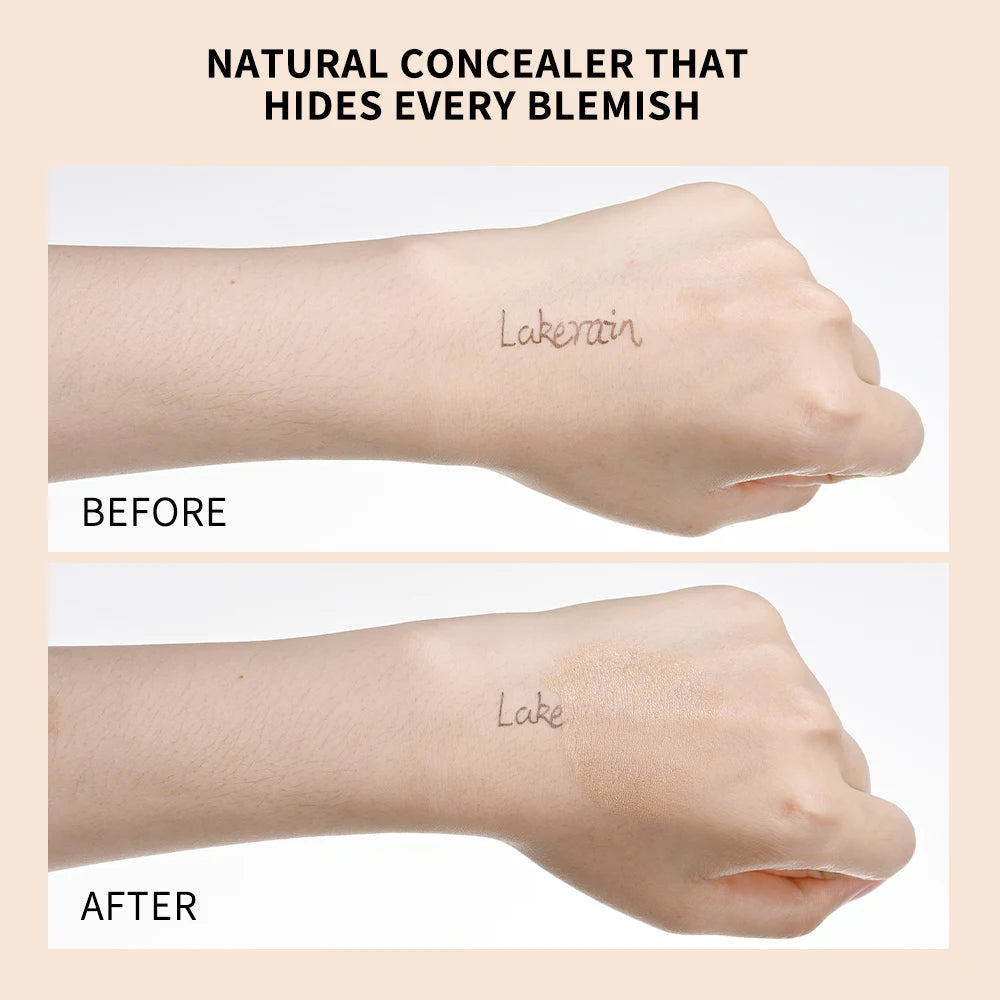 Makeup Face Concealer Hydrating & Moisturizing High Coverage Long Lasting Waterproof Liquid Base Eye Dark Circles Concealer Oasis Select