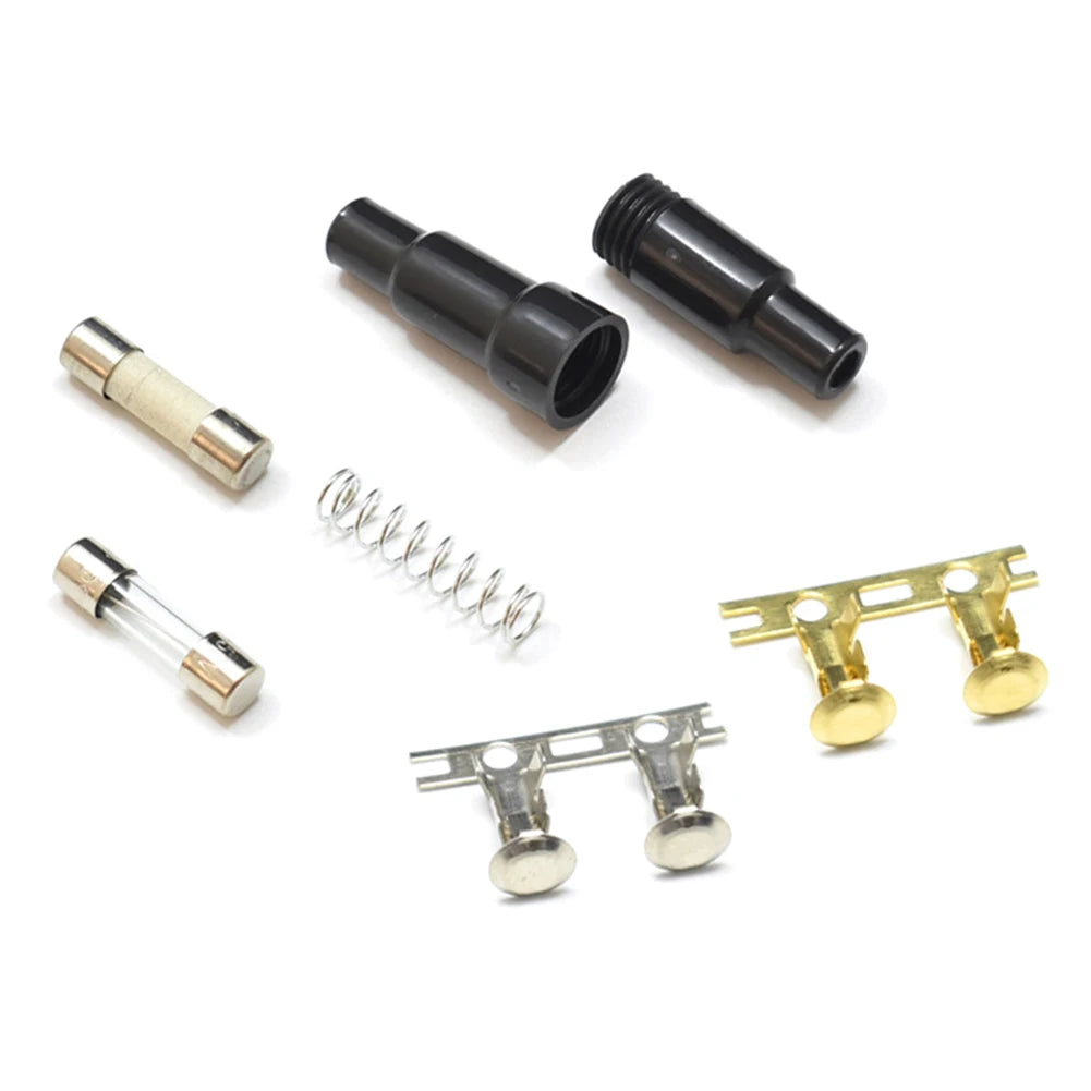 10-Pack 22AWG Glass Tube Fuse Holder 5x20mm & 6x30mm Screw Glass Fuse Holder Oasis Select
