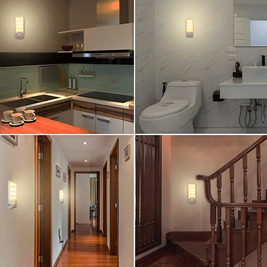 Motion Sensor LED Night Light – Rechargeable Wireless Cabinet Lamp LED Night Light Oasis Select
