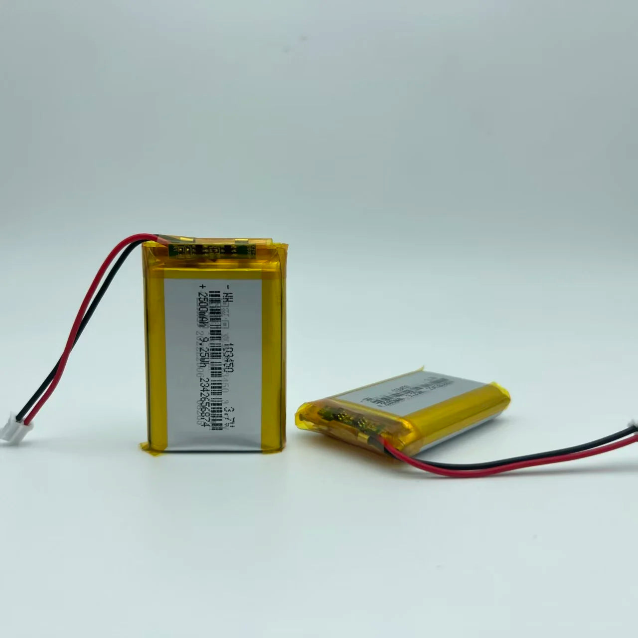 103450 3.7V 2500mAh Polymer Lithium Rechargeable Battery JST PH 2.0mm 2Pin Plug for Camera GPS Navigator MP5 Bluetooth Headset Oasis Select