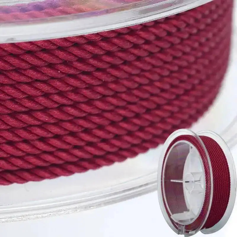 45m Silk Thread Milan Braided Cord DIY Jewelry Accessories Making