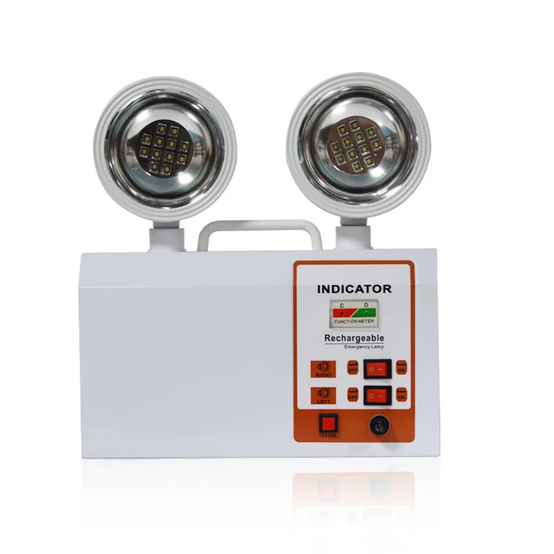SHINEKNOT Double Head LED Emergency Light | Auto Wall Mount