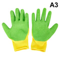 1Pair Breathable Children Gardening Gloves Durable Waterproof Gloves Anti Bite Cut Collect Seashells Protector Handwork Gloves Oasis Select A3