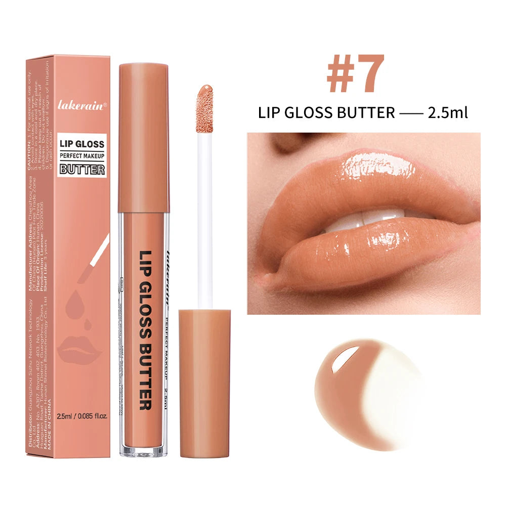 Lip Gloss Lip Stain Plumping Moisturizing Nourish Lubricating Various Colors Bright Lip Tint Long Lasting Lipgloss Cosmetics Oasis Select color 7