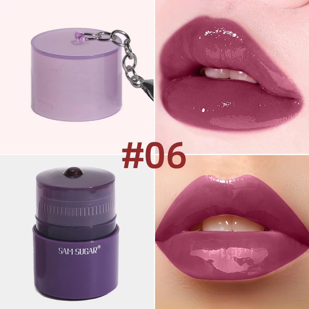 SAM SUGAR Rotating Honey Glaze Lip Gloss – Waterproof & Hydrating