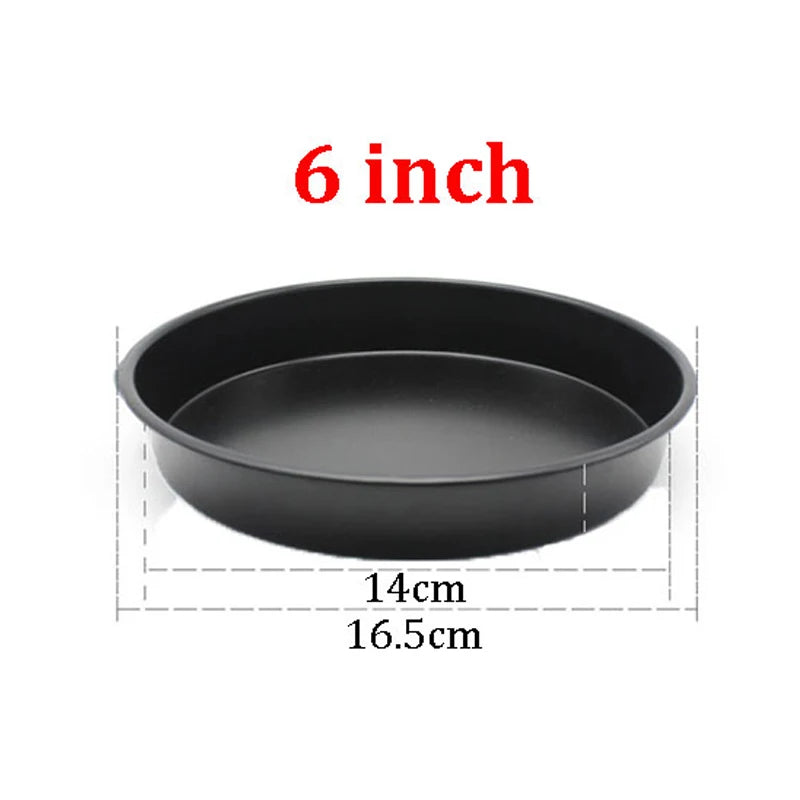 Non-Stick Carbon Steel Pizza Pan 6 8 10 Inch | Bakeware Non-Stick Pizza Pan Oasis Select 6inch Round