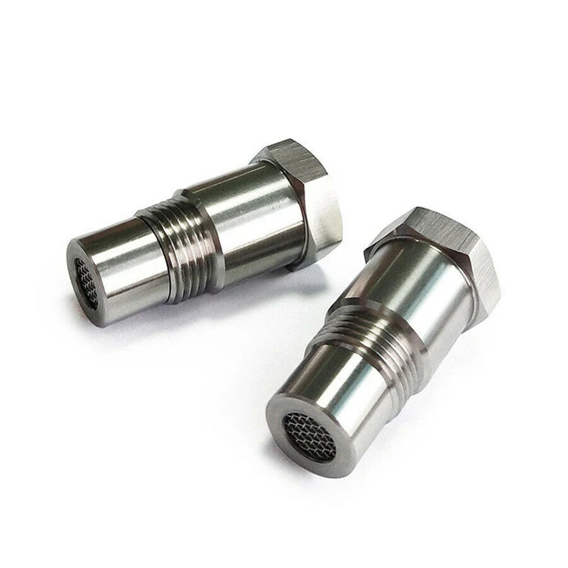 New Oxygen O2 Sensor Spacer Adapter Connector Fix Check Engine Light Converter M18X1.5 With Filter Screen Oasis Select