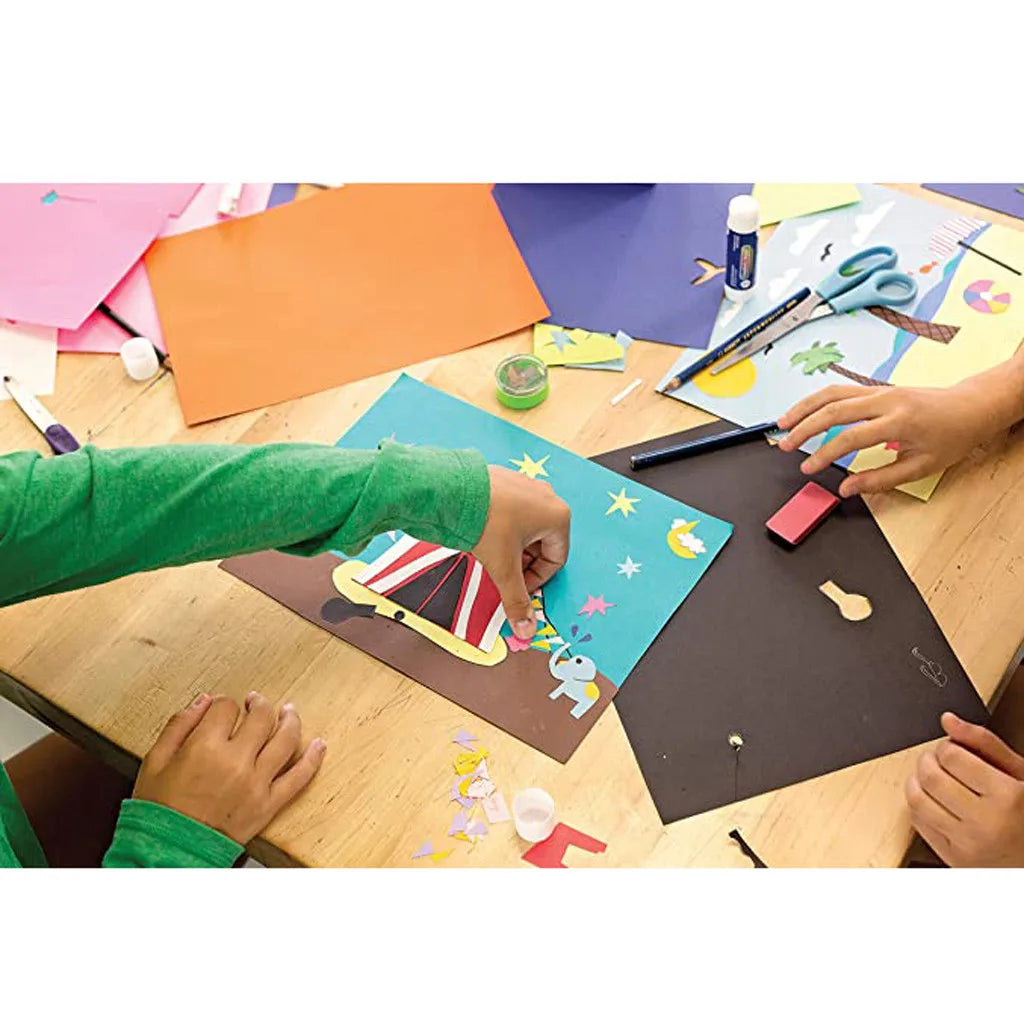100-Sheet Color Cardboard Paper – DIY Scrapbooking & Crafts Craft Cardboard Paper Oasis Select