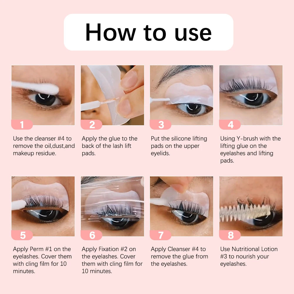 Dropshipping Lash Lift Kit Semi-Permanent Eyelash Enhancer Lifting Perming Lotion Fixation Glue Curly Lasher Beauty Home Use Kit Oasis Select