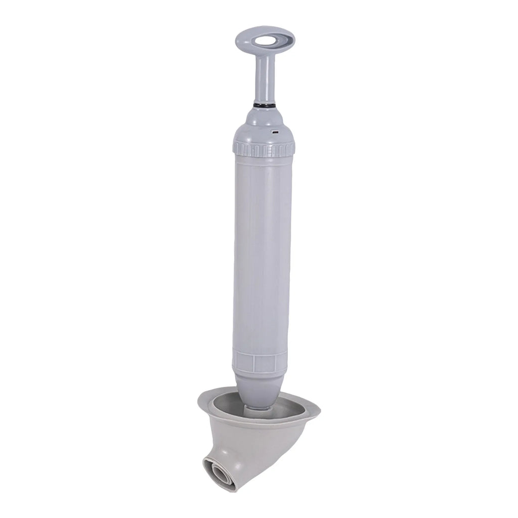 Bathroom Toilet Clog Remover Plunger Vacuum Pump Plunger Manual High Pressure Household Toilet Clog Remover Suction Plunger Oasis Select Gray