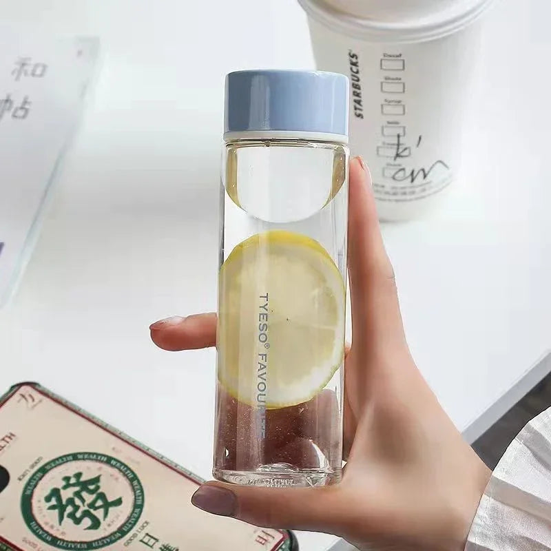 200ML Cartoon Pattern Portable Plastic Cup Anti-Drop Outdoor Drinking Water Bottle For Picnics Travel Oasis Select