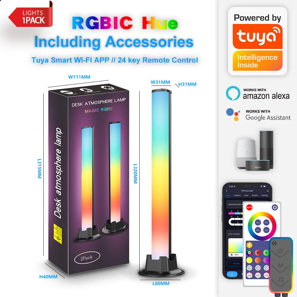 SHINEKNOT RGB Dimmable Mood Light – Gaming Desk Ambient Lamp