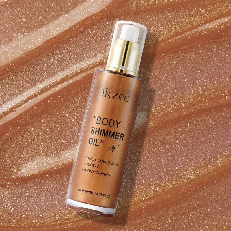 Body Shimmer Oil – Radiant Glow Highlighter Lotion All Skin Tones Body Shimmer Highlighter Oasis Select