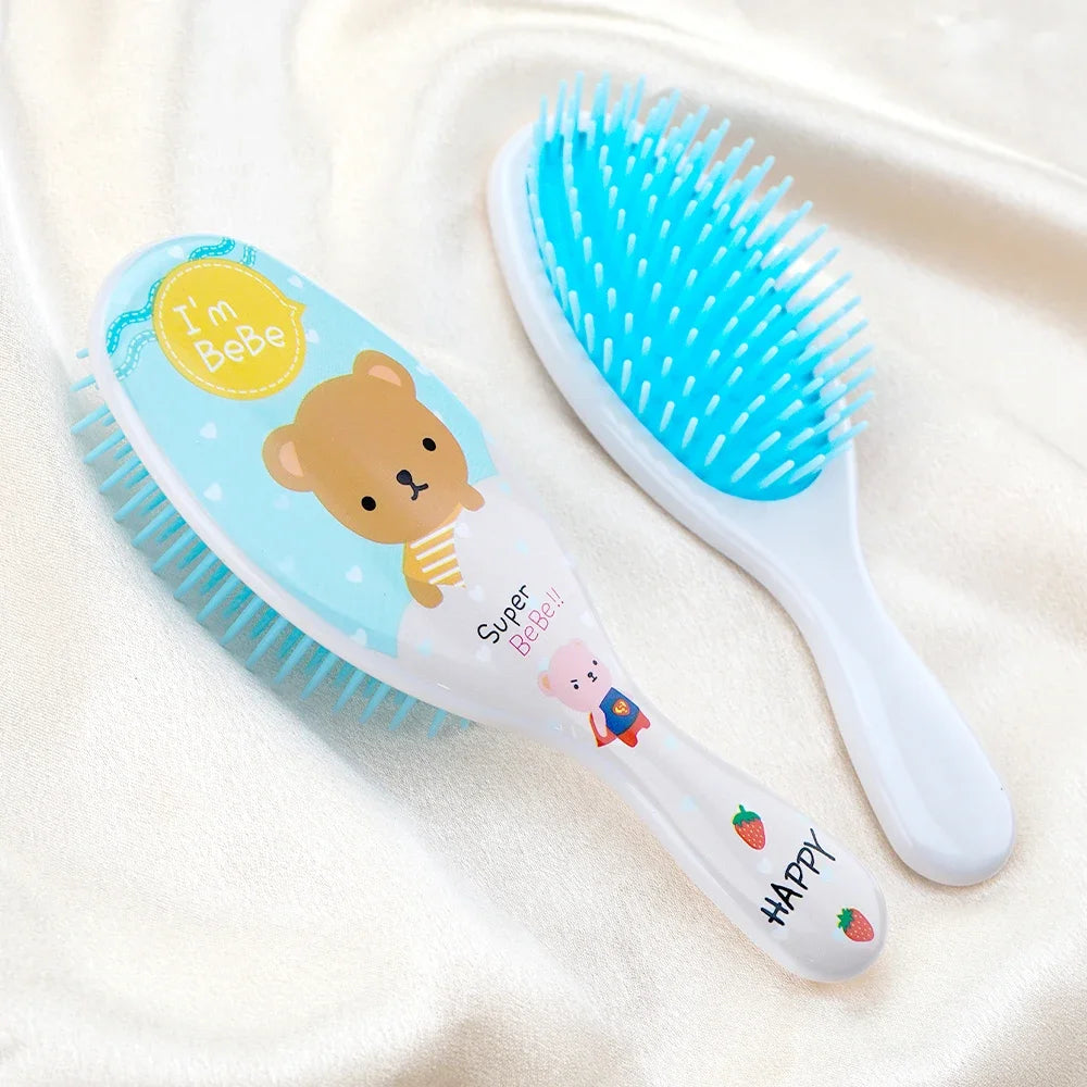 1Pcs Mini Cartoon Air Cushion Anti-Static Hair Brush Cute Detangling Portable Fluffy Dry And Wet Use Comb Hair Styling Tools Oasis Select