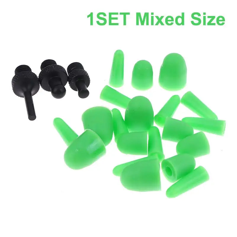 1Set Car Dent Repair Tool Hook Hammer Replacement Head Paintless Kit Soft Tap Down Tools Crowbar Replacement Head Pulling Tabs Oasis Select A4