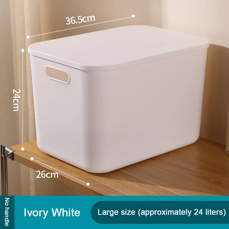 Household Miscellaneous Storage Box,Desktop Cosmetic Organizer,Multi-functional Storage Basket, Wardrobe and Clothes Storage Box Oasis Select Tall-Large