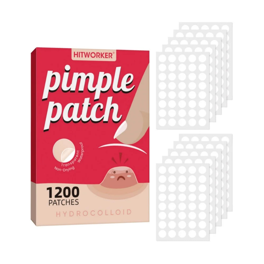 1200pcs/set of round hydrogel patch for acne coverage, which can effectively absorb acne secretion and mildly clean pores Oasis Select 400pcs