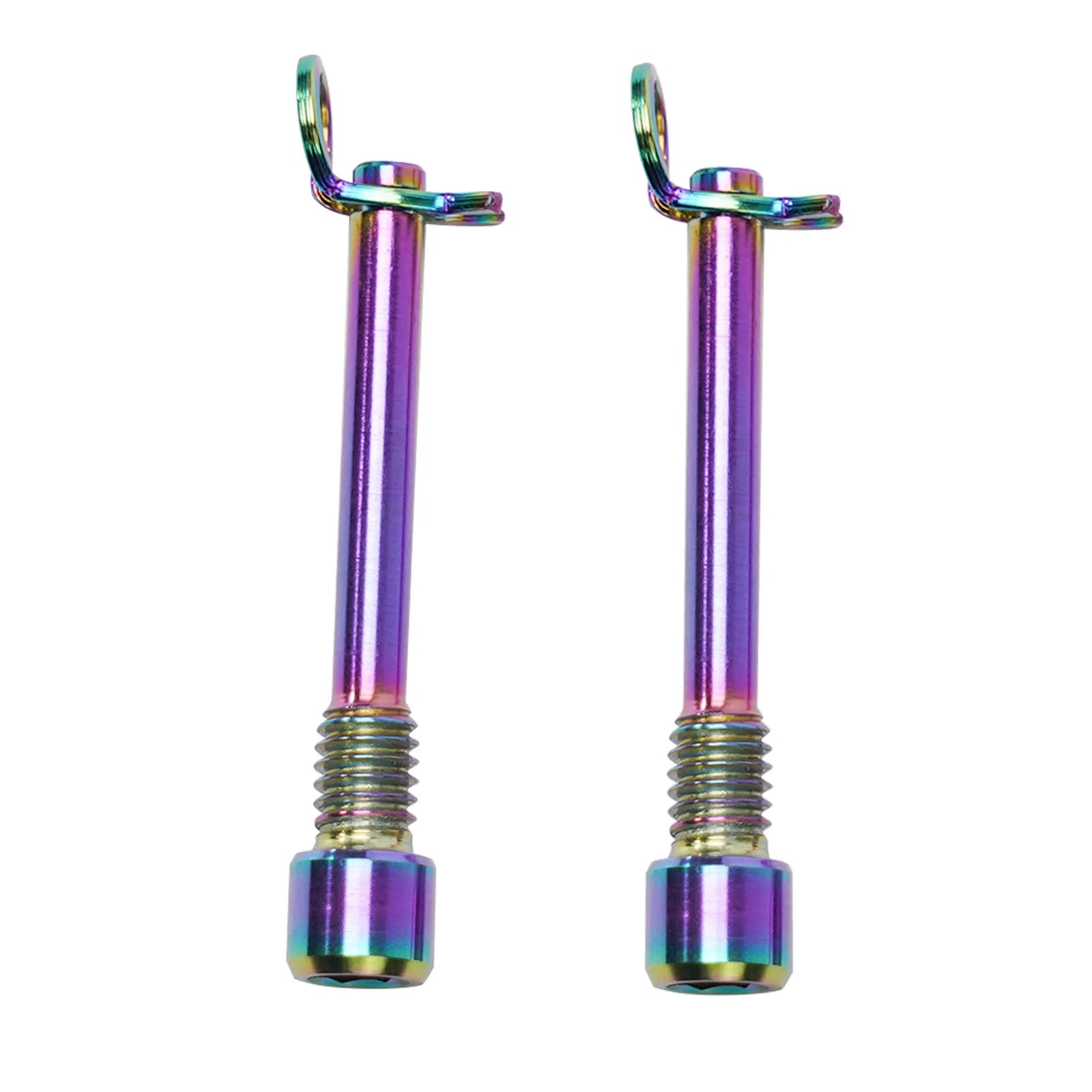 Newest Useful Hot Sale Practical Latch Bicycle Bolt Brake M4x26 Pin Screw 12*7*2cm Titanium 2-4N.M Accessories Oasis Select Dazzle colour