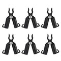 6pcs Plant Support Awning Pillar A- type Fixed Clip Plant Grafting Stakes Connector Climbing Vine Bracket Garden Accessories Oasis Select Black 8mm