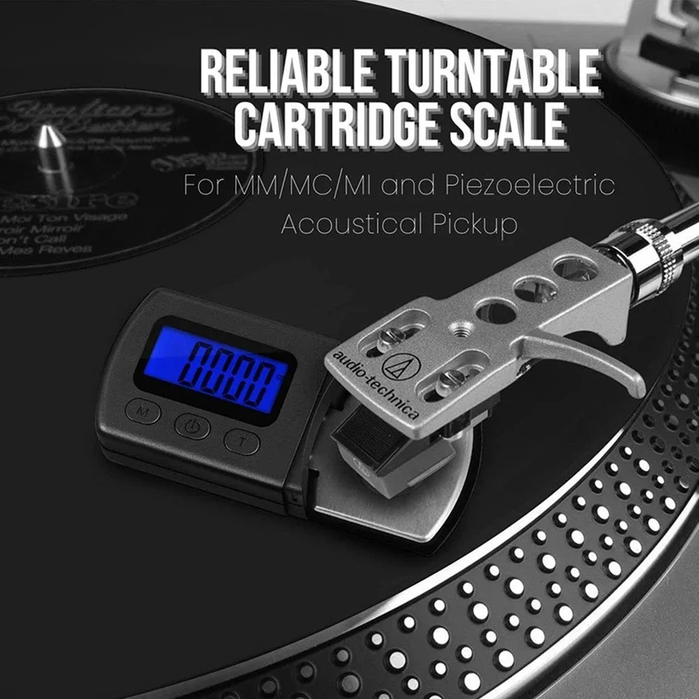 LCD Digital Turntable Stylus Force Scale Meter Gauge Backlight High Precise Tracking For Vinyl Record Needle Weighing Accuracy Oasis Select