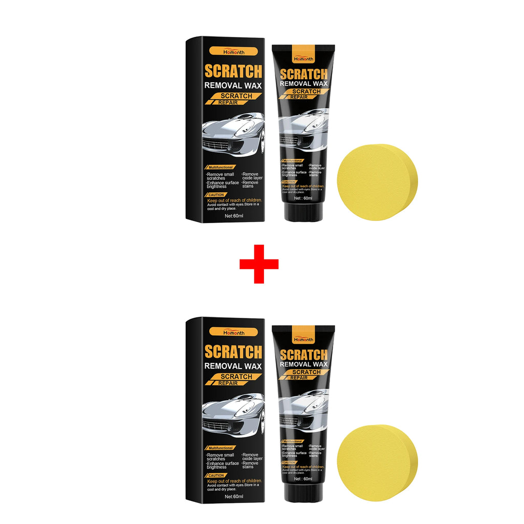 Scratch Removal Wax for Car Scratch Remove Surface Stains Clay Scratch Repair Paste Restores and Protects Polishing Car Care Oasis Select 2pcs