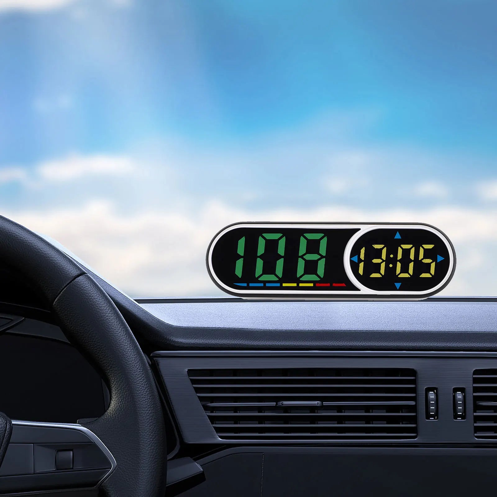 Car HUD Display with GPS Positioning and KM/H Digital Speedometer Dashboard Installable Head Up Display for Standard Fit Oasis Select China Mainland