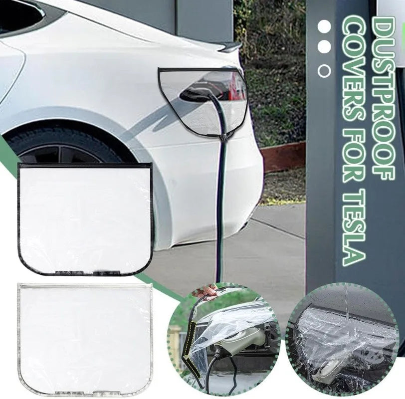 Magnetic Charging Port Cover Waterproof Dustproof for Electric Vehicle Charger Gun Outdoor Rain Protection Universal Accessory Oasis Select
