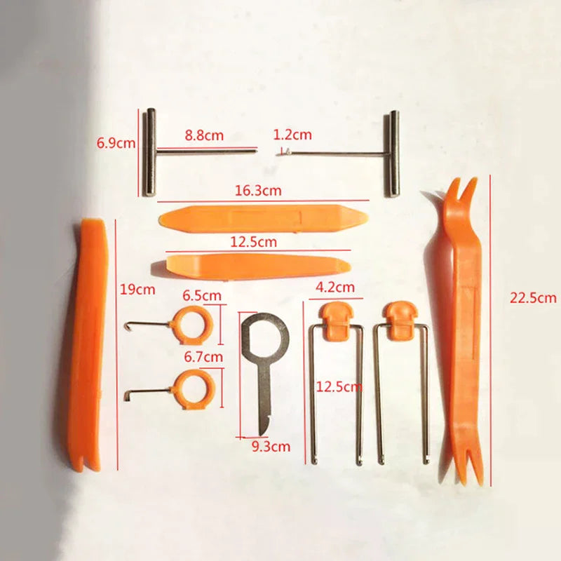 "Quality 12pcs Auto Car Door Clip Panel Removal Tool Set, 4in1 Dash Trim Audio Door Installation and Refit" Oasis Select