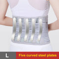 Breathable Lumbar Support Belt with 5 Stays | Men & Women Lumbar Support Belt Oasis Select 4 Gray