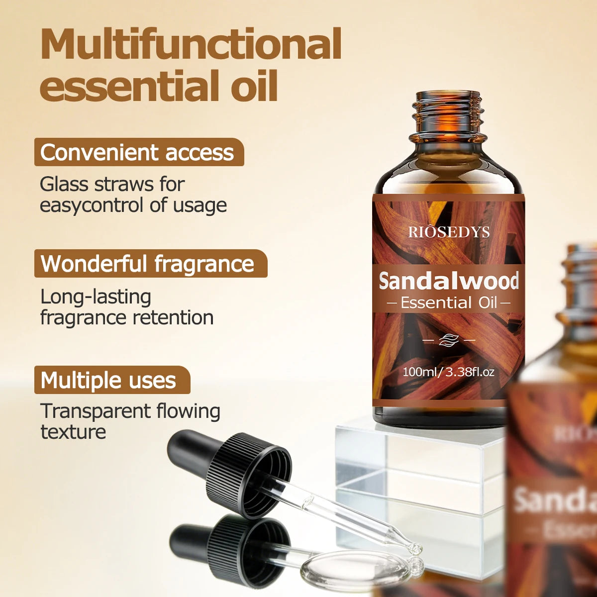 Sandalwood Essential Oil – Moisturizing Massage & Skincare Oil