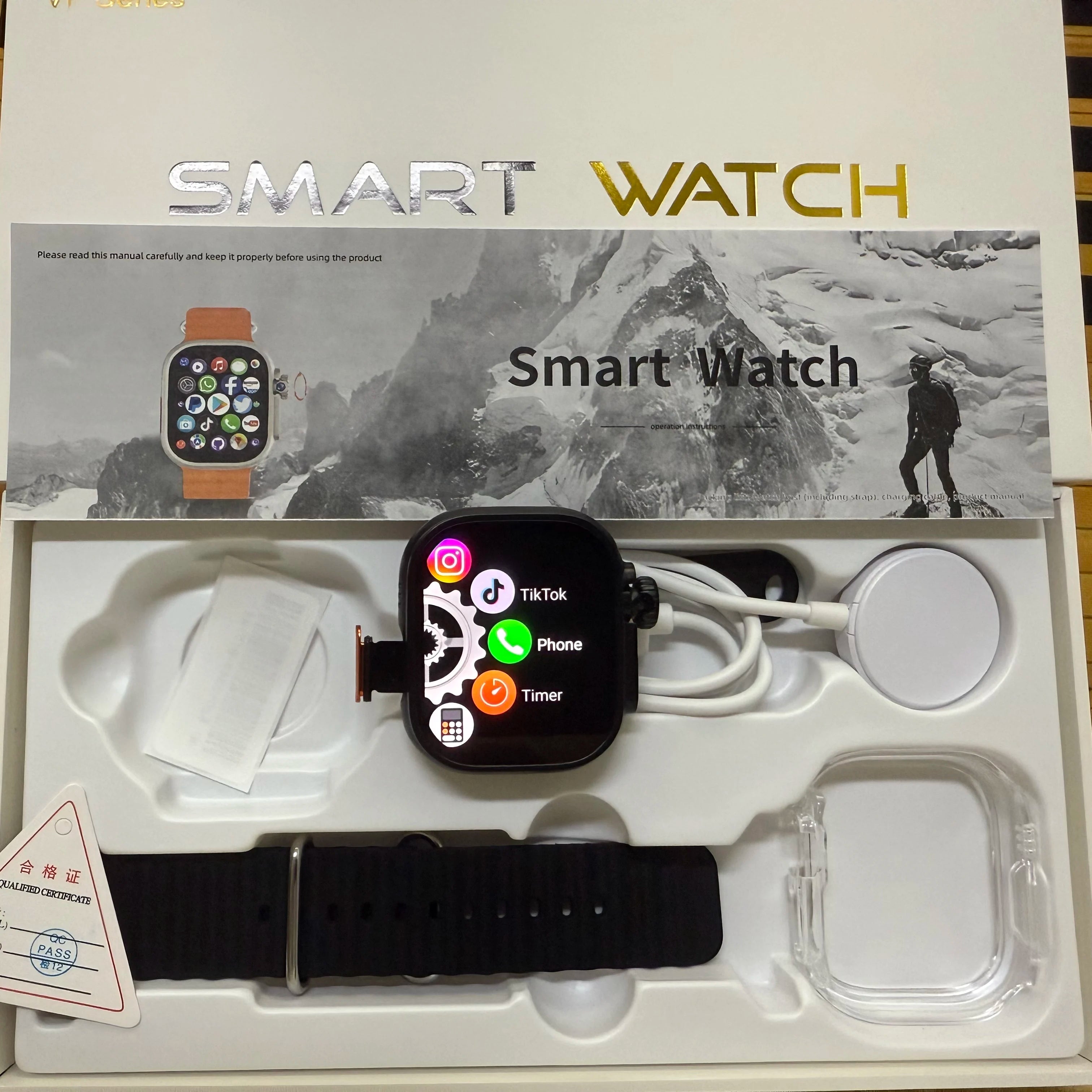 DW100 Pro plus Touch ID Smartwatch 5G Full Netcom 2.29inch Amoled Smart Watch With 32+1024GB ROM Free Download App WIFI GPS WIFI Oasis Select
