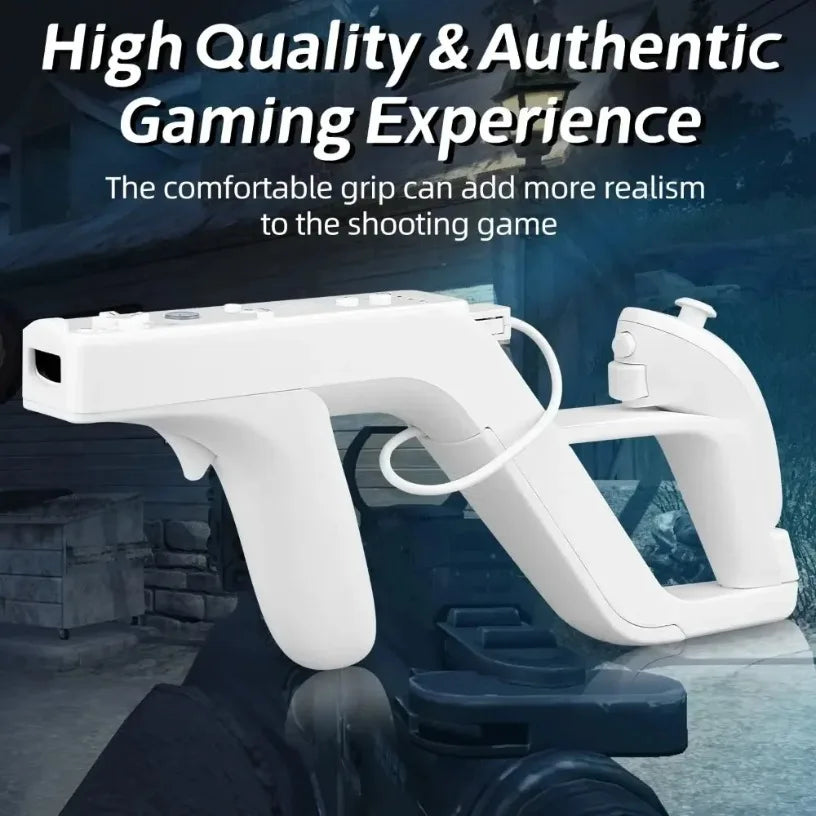 Shooting Games Zapper Controller Toy Shooting Zapper for Nintendo Wii Nunchuk Motion Plus Remote Controller Game Jan3 Oasis Select