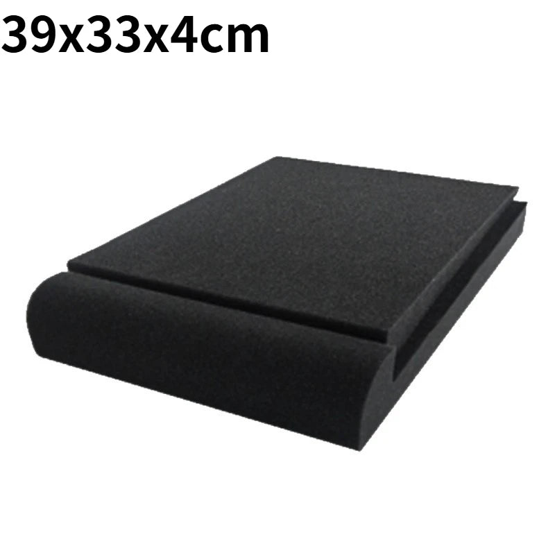 1/2pcs Desktop Monitor Speaker Sponge Pad Hardened Shock Absorbing Shockproof Sound-absorbing Silent Pad Remove Resonance Oasis Select 39x33x4cm 2PCS