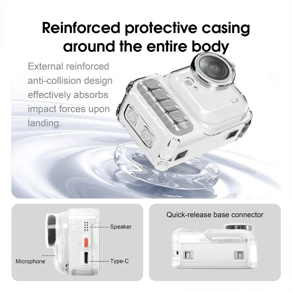 TPU Clear Protective Case Transparent Scratch-proof Camera Protector Oasis Select