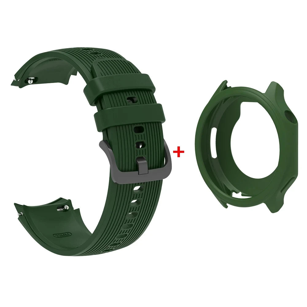 Silicone Watch Band & Case – OnePlus Watch 2/2R/3 & OPPO Watch X Smartwatch Band & Case Oasis Select Case Strap DeepGreen OPPO X Oneplus 2
