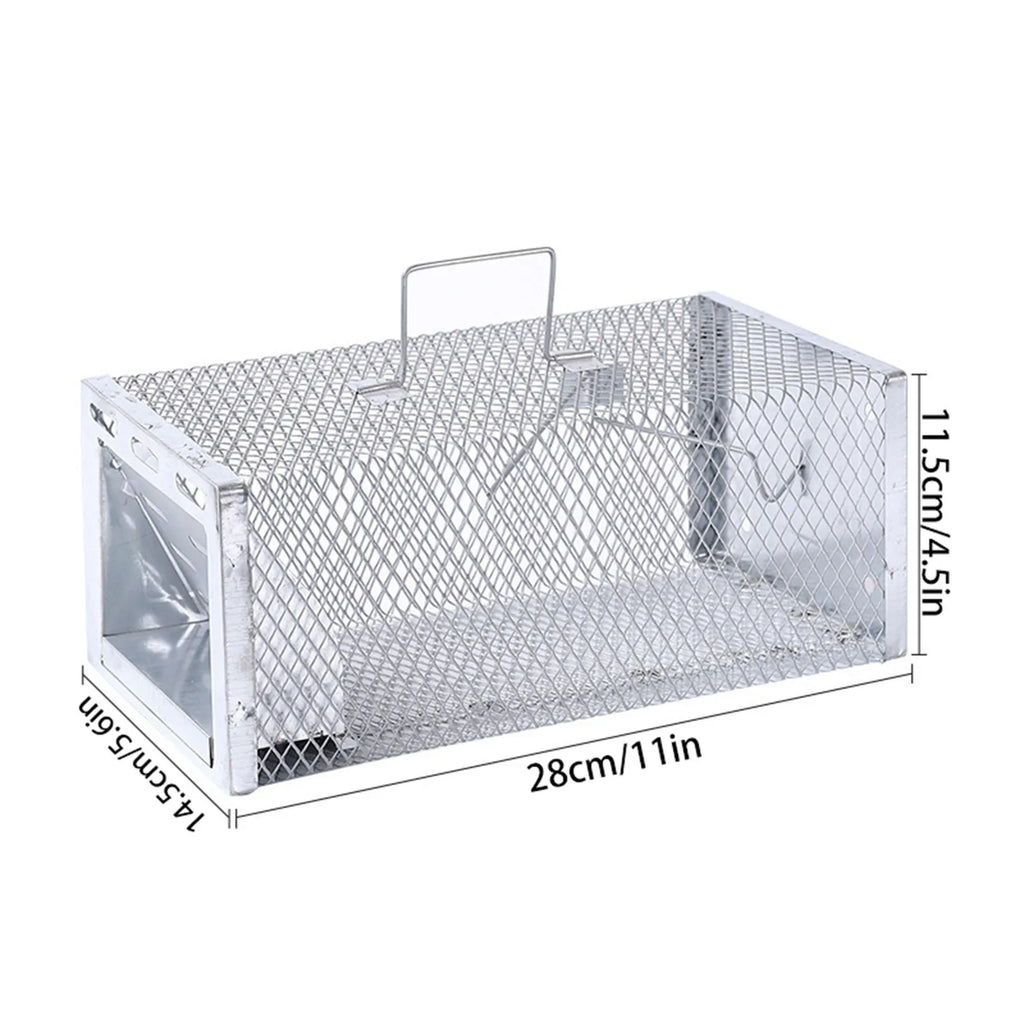 Humane Double Door Live Mouse Trap – Reusable Rat Cage Live Animal Trap Oasis Select B