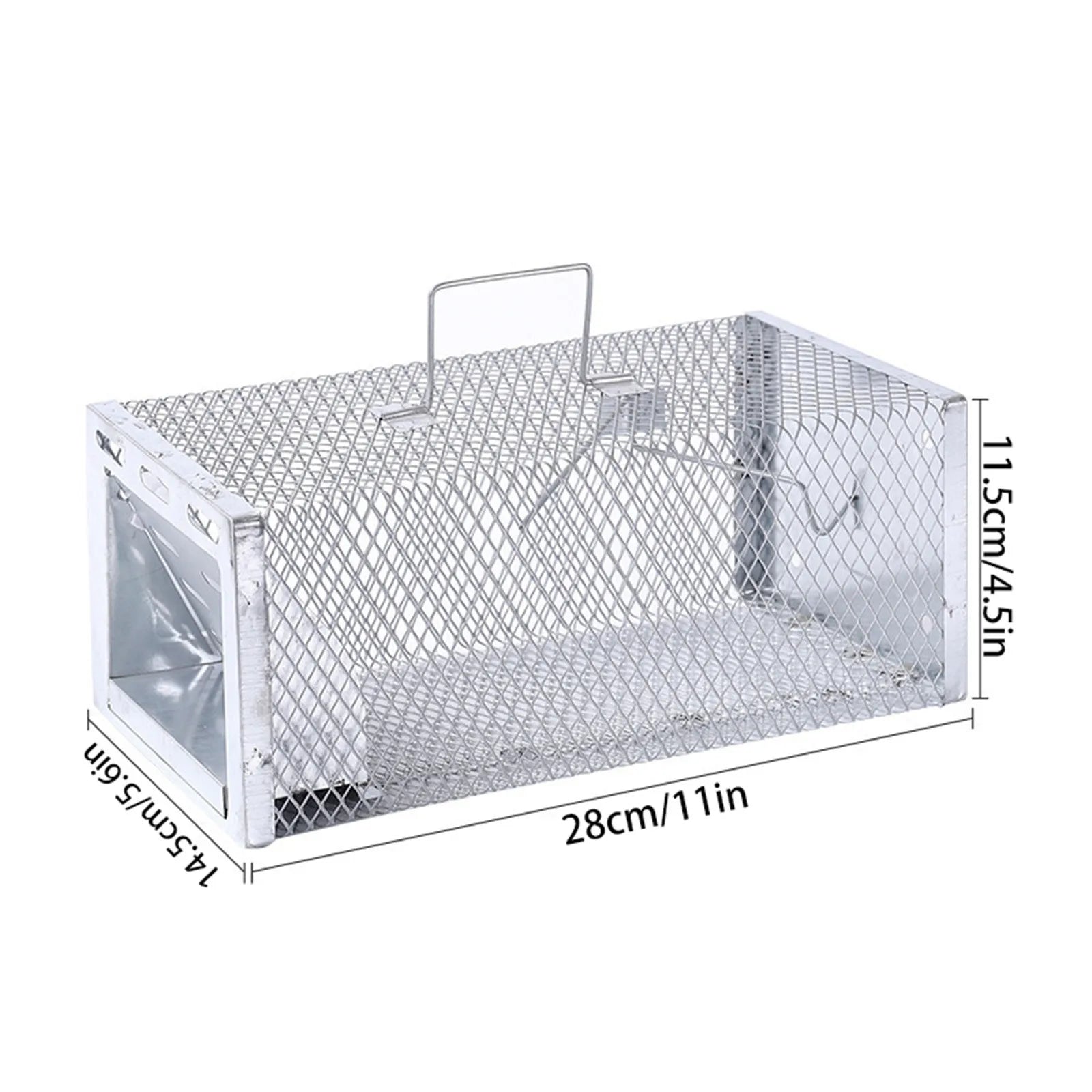 Humane Double Door Live Mouse Trap – Reusable Rat Cage Live Animal Trap Oasis Select B