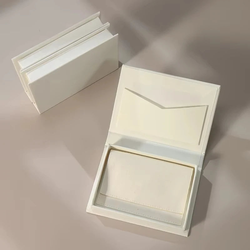 Magnetic Flip Jewelry Box | Embossed Gold Foil Gift Box