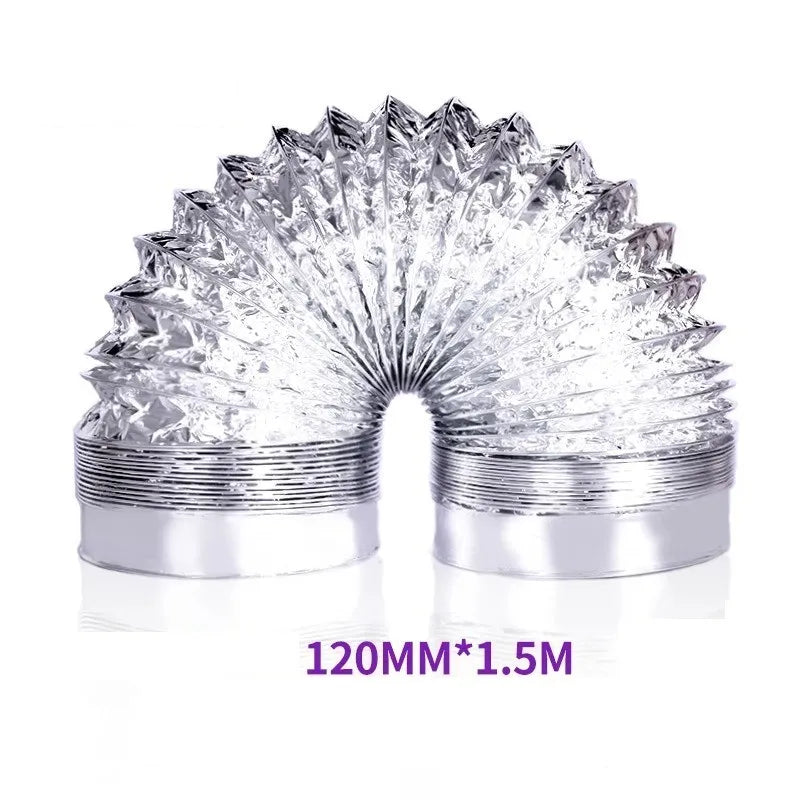 Flexible Aluminum Foil Ventilation Duct Hose | 80–200mm