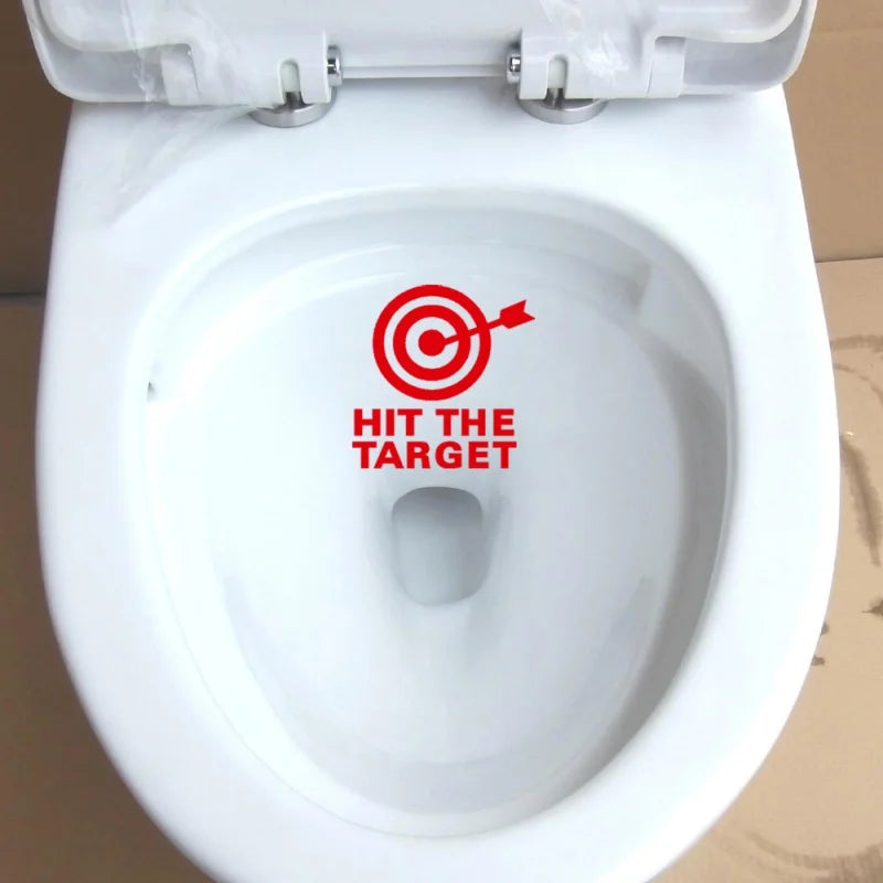 Luminous Toilet Stickers Waterproof Bathroom Sign Paster Glow In The Dark Self-adhesive Decals For Home Decoration Supplies Oasis Select