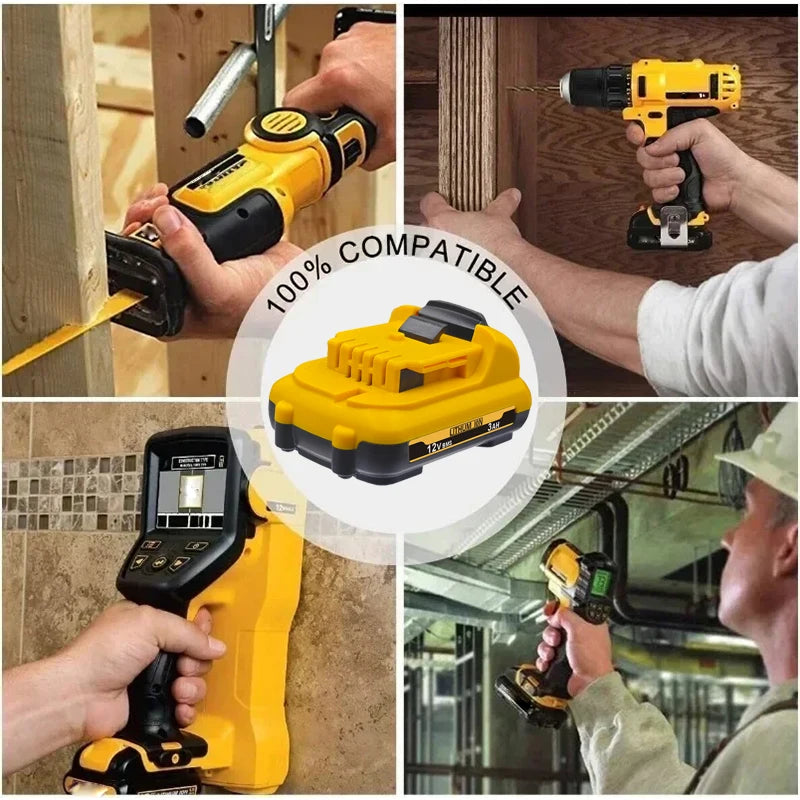 .For DeWalt DCB120 - DCB127 Rechargeable Batteries - 3000mAh 12V Max Lithium Ion Replacement Battery..。 Oasis Select